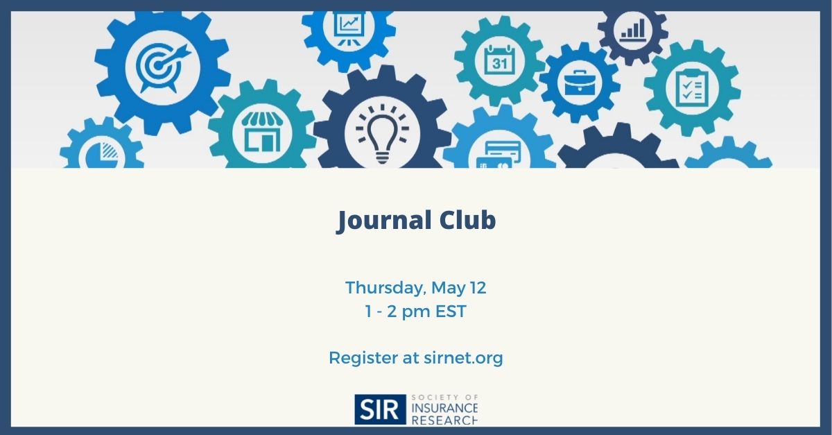 SIR Journal Club - Open to Members and Non-Members